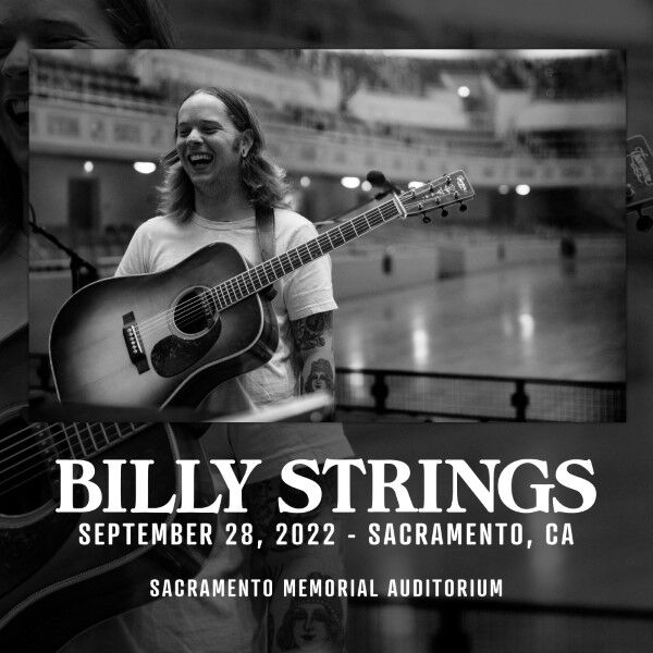 Billy Strings Live Concert Setlist at Sacramento Memorial