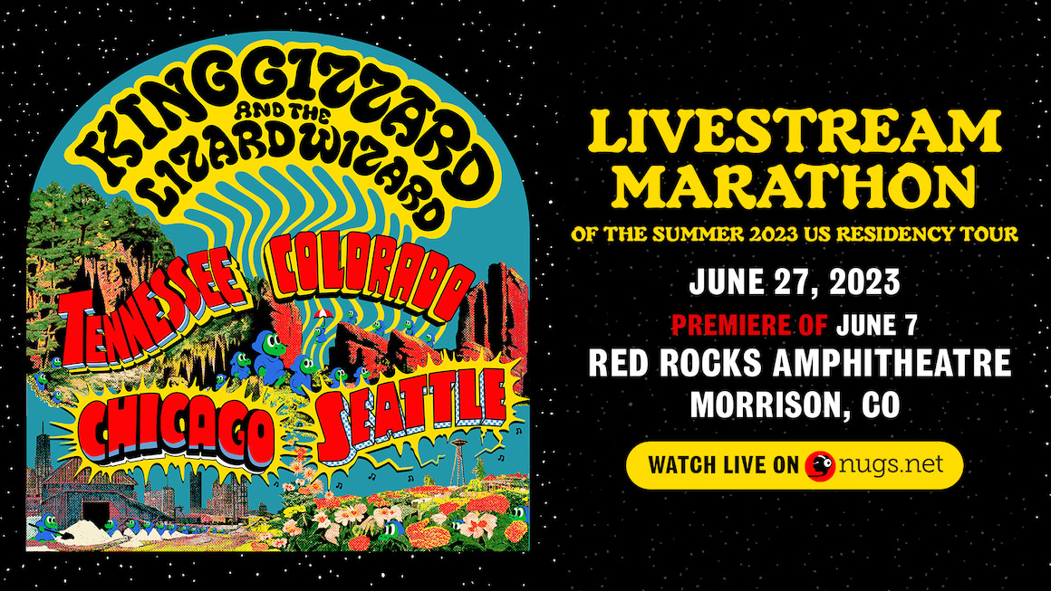 King Gizzard & The Lizard Wizard Setlist at Red Rocks Amphitheatre
