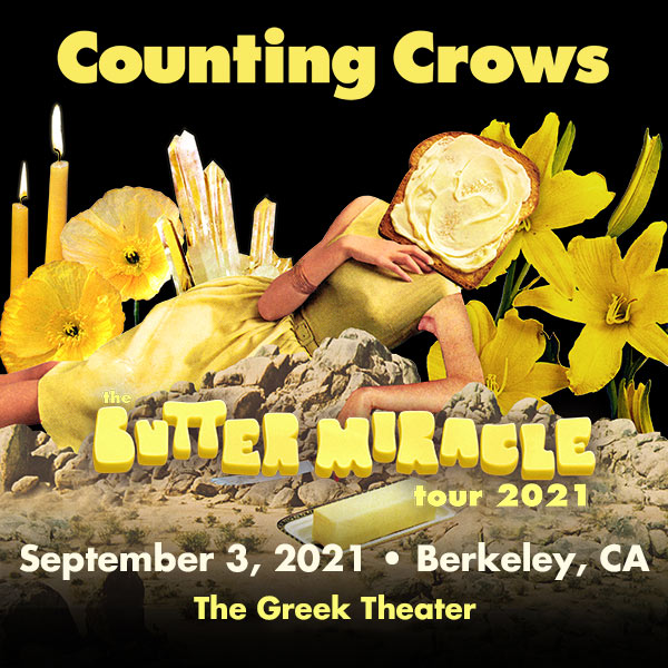 Counting Crows Live Concert Setlist at The Greek Theatre, Berkeley, CA