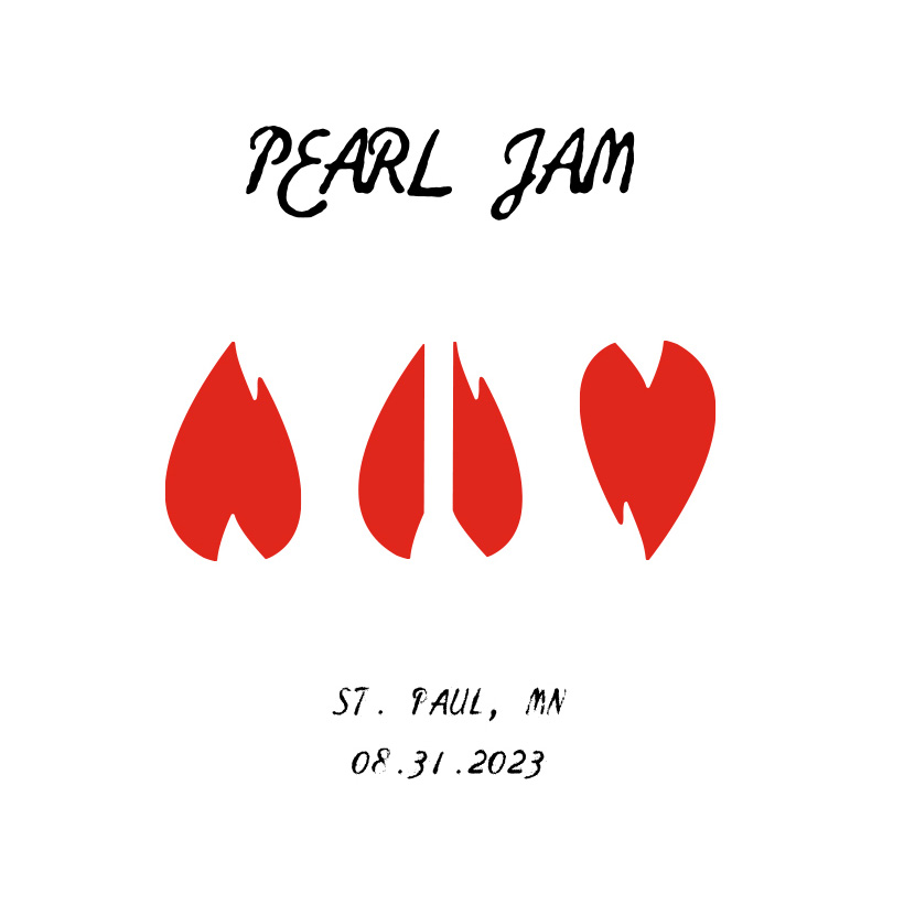 Pearl Jam Live Concert Setlist at Xcel Energy Center, St. Paul, MN on