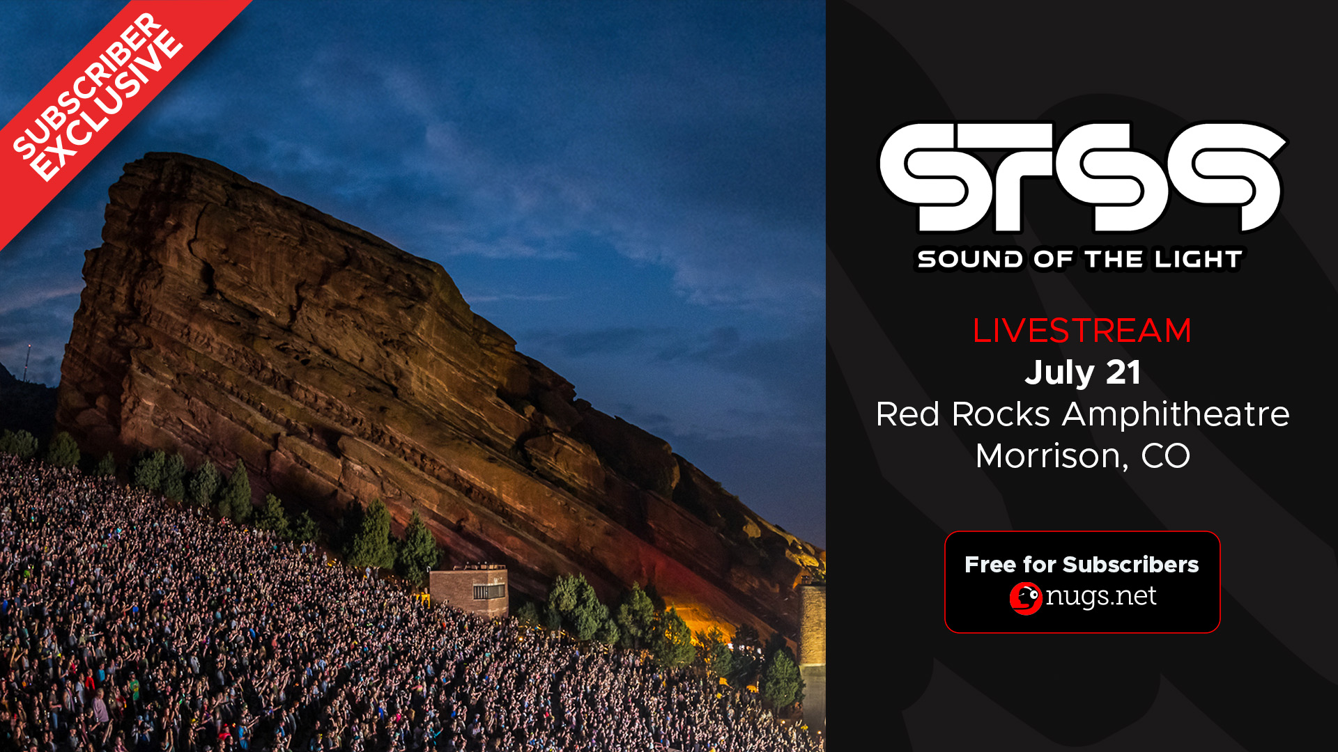 STS9 Setlist at Red Rocks Amphitheatre, Morrison, CO on 07212023
