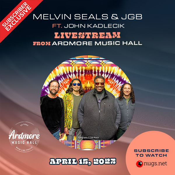 Melvin Seals & JGB Live Concert Setlist at Ardmore Music Hall, Ardmore