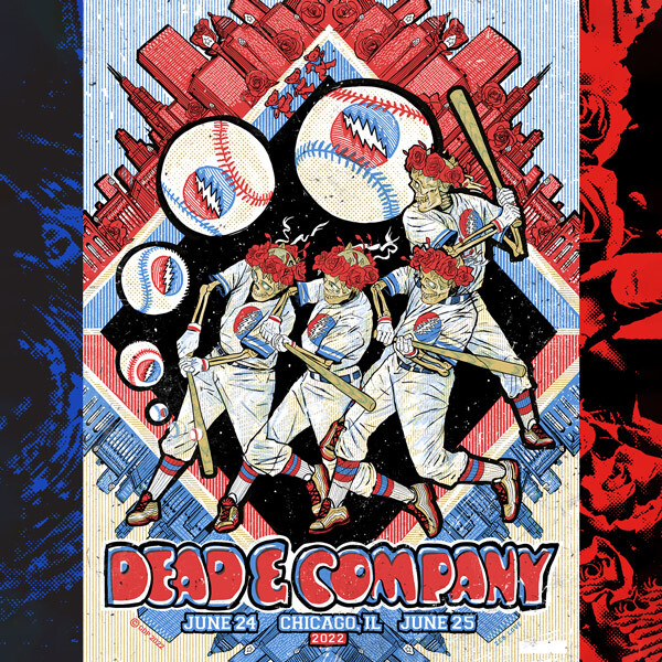 Dead & Co. 2023 Wrigley Field Sticker -  –