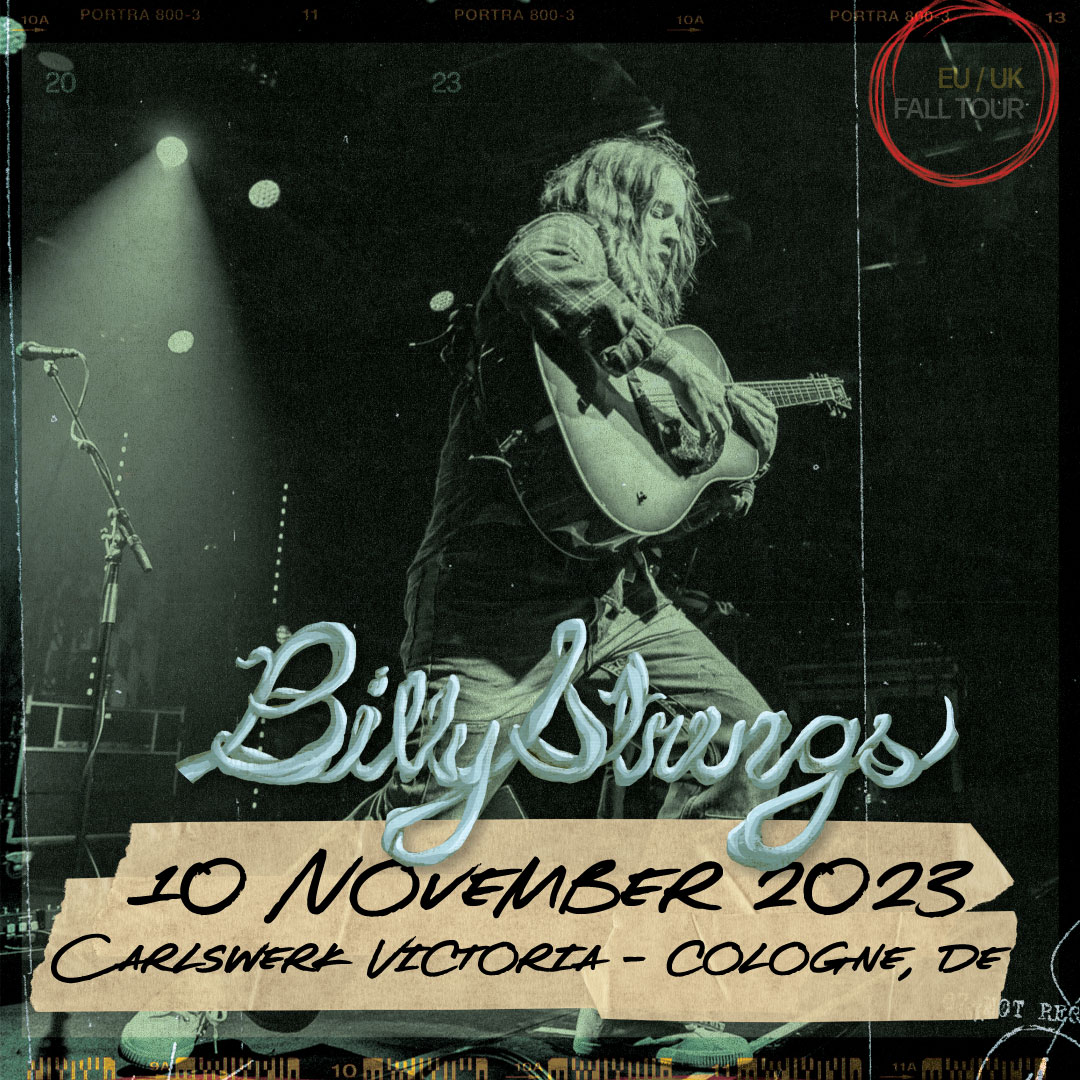 Billy Strings Live Concert Setlist At Carlswerk Victoria, Cologne 