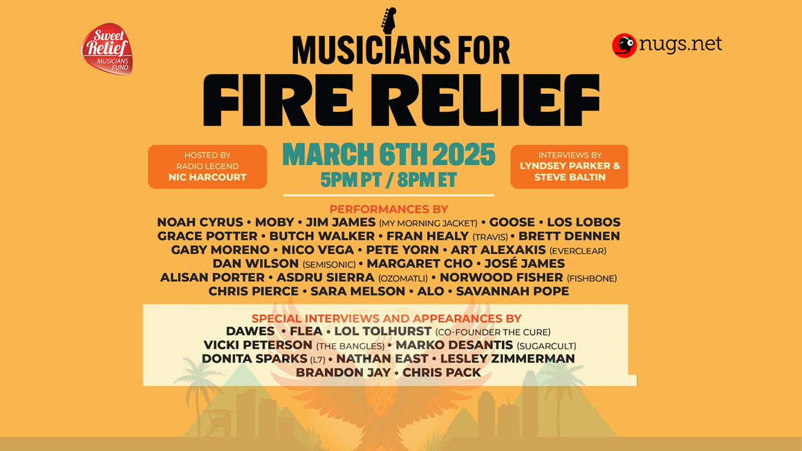 Musicians For Fire Relief: Livestream Benefit